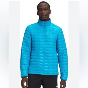 The North Face Men's Vibrant Blue Puffer Jacket